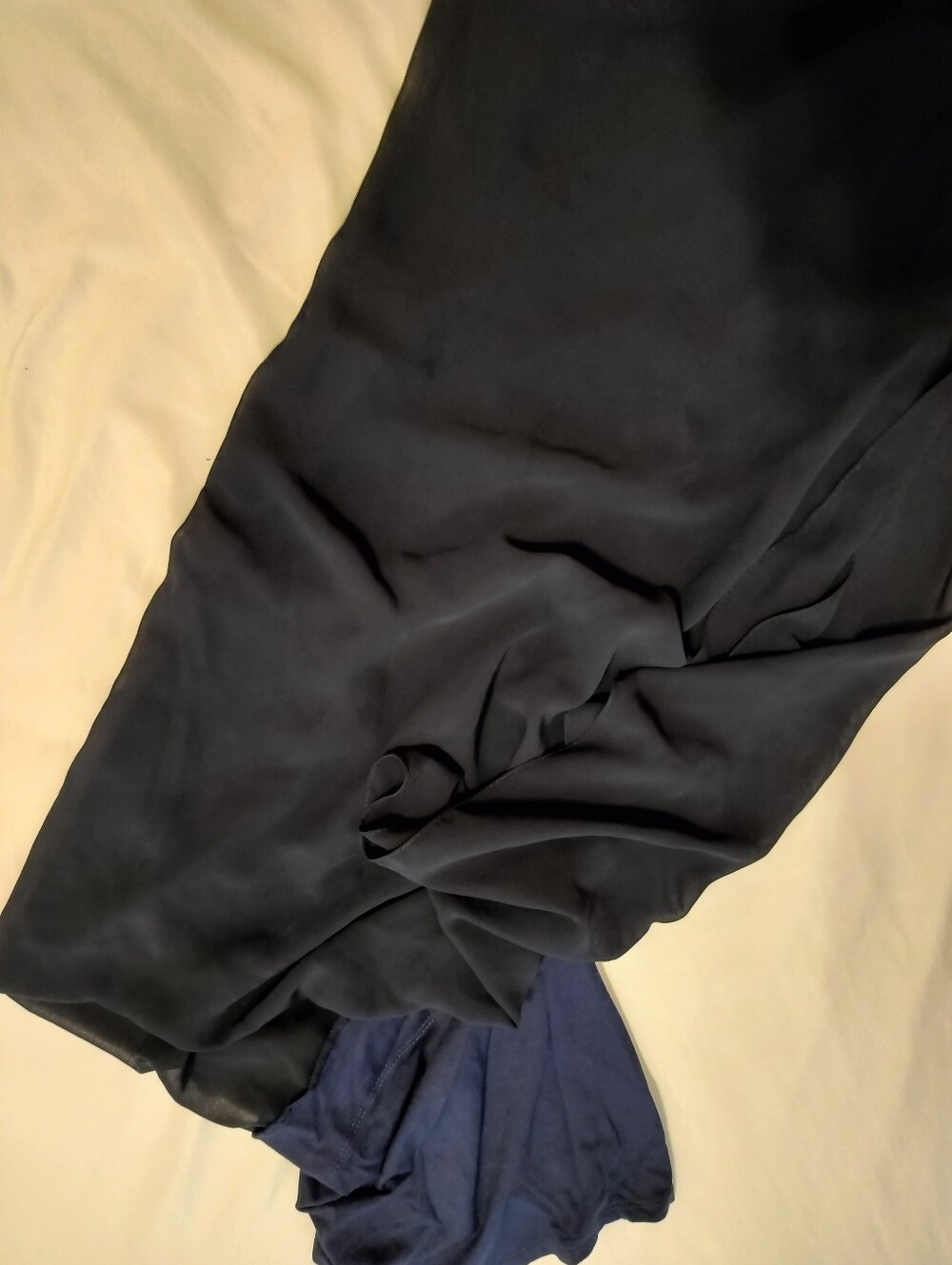 New Blue Hijab With Cap Attached